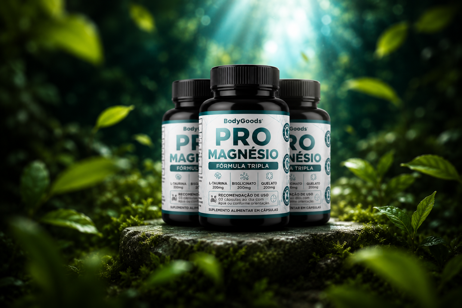 PRO Magnésio Fórmula com Magnésio Taurina e Vitaminas